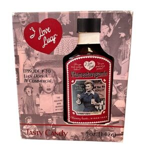 I LOVE LUCY Vitameatavegamin Bottle with Candy Collectible Novelty New
